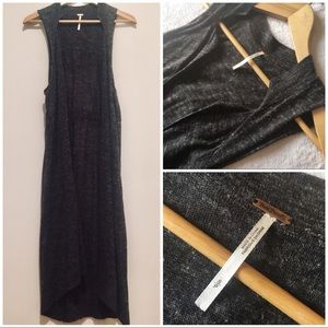 Free People open-front floor-length vest